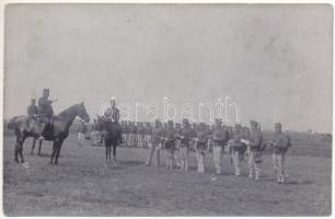 1907 Naszód, Nasaud; osztrák-magyar katonák / K.u.K. military, group of soldiers. photo (EK)