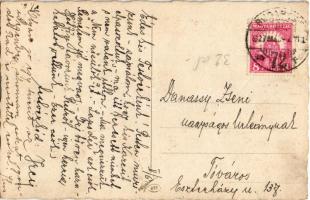 1927 Bohóc, olasz művészlap / Clown, Italian art postcard. Degami 895