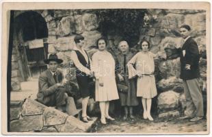 1929 Sepsibükszád, Bikszád, Bicsadul-Oltului, Bixad; csoportkép / group photo (fl)