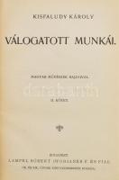 Remekírók 4 kötete: Kisfaludy Sándor I-II, Homéros Iliásza, Madách Imre válogatott munkái. Aranyozot...