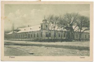 1927 Pészak, Pesac, Pésac; Castel / kastély télen / castle in winter (fl)