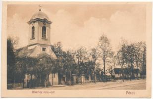 1928 Pészak, Pesac, Pésac; Biserica rom.-cat. / Római katolikus templom. A. Basting kiadása / Catholic church (EK)