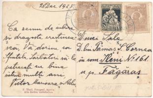 1925 Magaré, Magarey, Magarei, Pelisor; Casa comunala, Casa parochiala ev. lut. / Gemeindehaus, Evan...