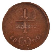 Ausztria 1800A 1/4kr Cu T:XF
Austria 1800A 1/4 Kreuzer Cu C:XF
Krause KM#2105