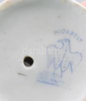 Aquincum táncoló legény, kézzel festett, jelzett, hibátlan, m: 16 cm