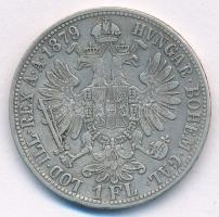 Ausztria 1879. 1Fl Ag "Ferenc József" T:VF Austria 1879. 1 Florin Ag "Franz Joseph&qu...