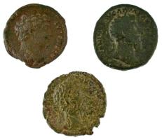 Római Birodalom / Róma / Marcus Aurelius ~140-180. As bronz (3db) T:VF,F Roman Empire / Rome / Marcus Aurelius ~140-180. As bronze (3pcs) C:VF,F