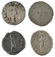 Római Birodalom ~II-III. század 4db-os Denarius Ag érme tétel, benne Antoninus Pius, Marcus Aurelius...