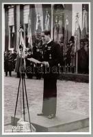 1941 A. M. kir. Államvasutak szatmárnémeti fiúnevelő intézetének és árvaházának megnyitó ünnepe. Kor...