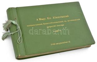 1941 A. M. kir. Államvasutak szatmárnémeti fiúnevelő intézetének és árvaházának megnyitó ünnepe. Kor...