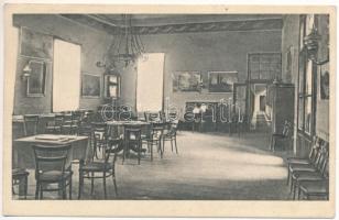 1931 Báznafürdő, Bad Baassen, Baile Bazna; Salon de cura / Kursalon / Társalgó szalon / lounge (EK)