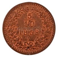 Ausztria 1858A 5/10kr Cu T:AU,XF ph
Austria 1858A 5/10 Kreuzer Cu C:AU,XF edge error
Krause KM#218...
