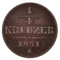 Ausztria 1851A 1/4kr Cu T:AU
Austria 1851A 1/4 Kreuzer Cu C:AU
Krause KM#2180