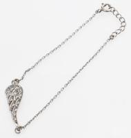 Ezüst(Ag) karkötő, jelzett, h: 18 cm, bruttó: 2,2 g