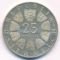 Ausztria 1971. 25Sch Ag "200 éves a Bécsi Tőzsde" T:AU patina Austria 1971. 25 Schilling A...