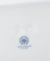 Hollóházi Erika mintás szendvicses készlet. Egy tányér hiánnyal, jelzett, hibátlan