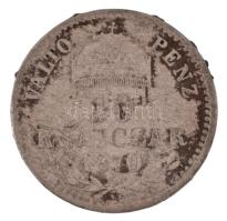1870KB 10kr Ag "Váltó Pénz" T:F patina Adamo M10.1