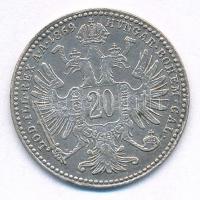 Ausztria 1869. 20kr Ag "Ferenc József" T:XF Austria 1869. 20 Kreuzer Ag "Franz Joseph...