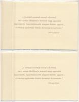 2000. 2000Ft "Millennium" bontatlan díszcsomagolásban (2x) sorszámkövetők T:UNC Adamo F56A