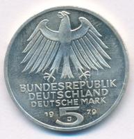 NSZK 1979J 5M Ag "Német Régészeti Intézet 150. évfordulója" kapszulában T:AU patina
FRG 1...