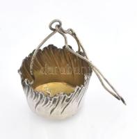 Ezüst(Ag) francia teaszűrő, jelzett, d: 4,5 cm, nettó: 15,6 g