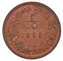 Ausztria 1885. 5/10kr Cu T:AU 
Austria 1885. 5/10 Kreuzer Cu C:AU
