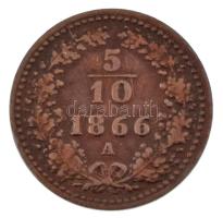 Ausztria 1866A 5/10kr Cu T:XF kis karc
Austria 1866A 5/10 Kreuzer Cu C:XF small scratch
Krause KM#...
