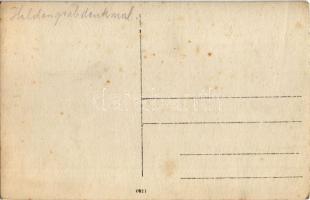 10. Isonzoschlacht 27. Inf. Brig. im Mai 1917, Heldengrabdenkmal / Hősi emlék az isonzói csata emlké...