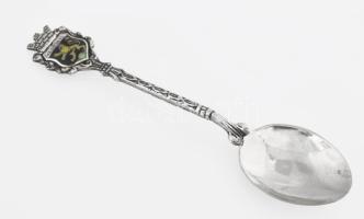 Ezüst(Ag) díszkanál, jelzett, h: 10,5 cm, bruttó: 8,4 g