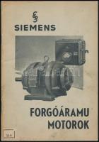 1941 Siemens forgóáramú motorok kivonatos árjegyzéke. 1941 január. Bp., Magyar Siemens-Schuckert-Művek Villamossági Rt., 23+1 p. Kiadói papírkötés.