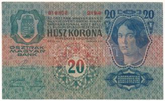 1913. 20K "2194 818352" T:F szép papír
Adamo K17