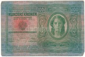 1912. 100K felülbélyegzés nélkül T:F
Adamo K28