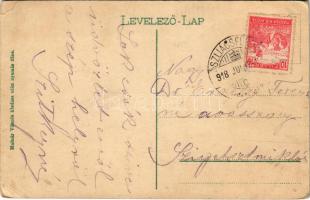 1918 Szliács, Sliac; Buda és Pest szálloda. Molnár Vilmos kiadása / spa hotels (EK)