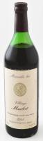 1983 Villányi Bormúzeum bora Villányi Merlot bontatlan palack vörösbor