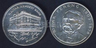 1992-94. 200Ft Ag "MNB" + "Deák" T:BU,2