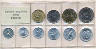 1987. 2f-20Ft (10xklf) érmés forgalmi sor fóliatokban T:UNC Adamo FO20