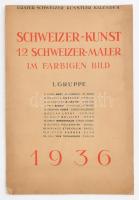 1936 Schweitzer-Kunst falinaptár 25x37 cm