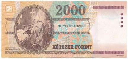 2000. 2000Ft "Millenium" T:F szép papír 
Adamo F56A