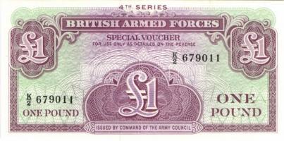 Nagy-Britannia/katonai kiadások 1948-62. 5p, 10p, 50p, 1Ł (3x) klf, 5Ł T:I Összesen 7klf db!