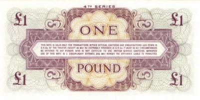 Nagy-Britannia/katonai kiadások 1948-62. 5p, 10p, 50p, 1Ł (3x) klf, 5Ł T:I Összesen 7klf db!