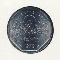 Franciaország 1979. 2Fr érmés, bélyeges borítékon T:1 Ismertetővel!