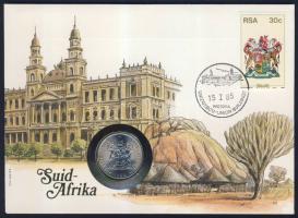 Dél-Afrika 1984. 50c érmés, bélyeges borítékon, alkalmi bélyegzővel T:1 Ismertetővel!
