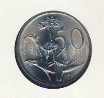 Dél-Afrika 1984. 50c érmés, bélyeges borítékon, alkalmi bélyegzővel T:1 Ismertetővel!