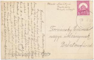 1929 Pusztaecseg (Ecsegfalva), vasútállomás