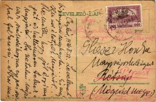 1926 Cegléd, Indóház, vasútállomás. Vasúti levelezőlapárusítás 3-1918. (fa)