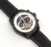 Tag Heuer replika automata karóra, működik, kopásnyomokkal, d: 5 cm