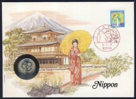 Japán 1981. 100Y érmés, bélyeges borítékon, alkalmi bélyegzővel T:1 Ismertetővel!