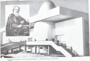 1975 Emberek a világűrben, 27 db világűrrel, űrkutatással kapcsolatos fekete-fehér képtábla, kiadói ...