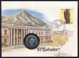 El Salvador 1977. 10c érmés, bélyeges borítékon, alkalmi bélyegzővel T:1 Ismertetővel!