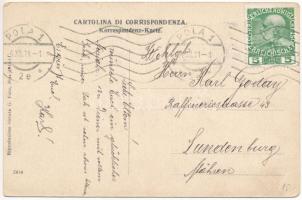 1911 Prosit Neujahr! K.u.K. Kriegsmarine Matrosen / Boldog Újévet! / Buon capo d'anno! / Sretna...